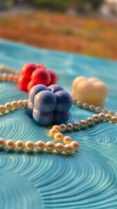 Soy Wax Scented Bubble Cube Candles | 35 Rs/ Pc